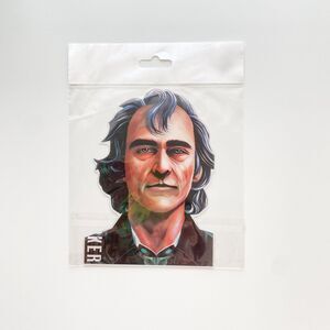 Lenticular 3D Sticker Color Changing Dark Character Portrait Movie Style Art